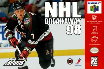 NHL Breakaway 98 (USA) box cover front